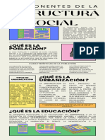 Infografía de Periódico Moderno Ordenado Colorido