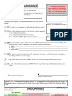 Order For Appointment of Confidential Intermediary