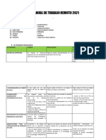 Plan Anual de Trabajo Remoto 3° y 4° Grado 2020