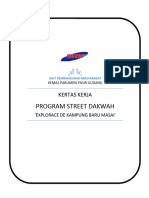 Kertas Kerja Street Dakwah - Explorace Pasir Gudang