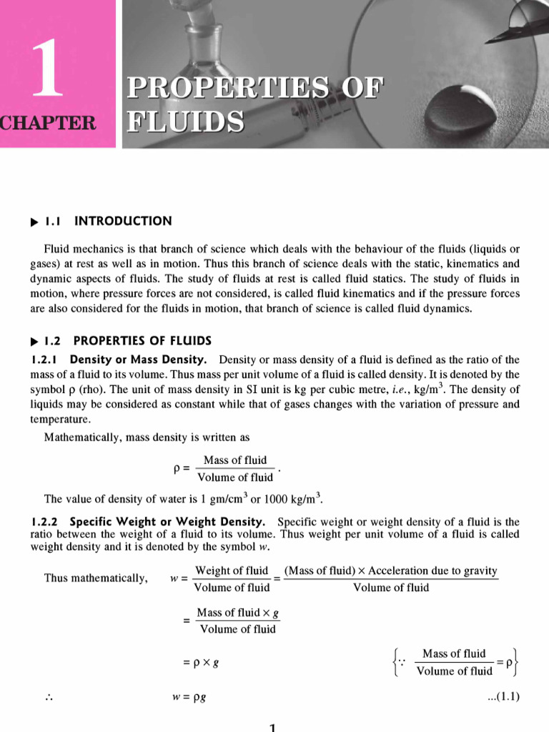 Properties of Fluids | PDF