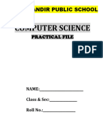 Xi - Comp - Sci. - Practical File (2023-24)