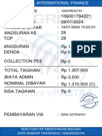 Kuitansi Elektronik Angsuran Ke-28 106001794321