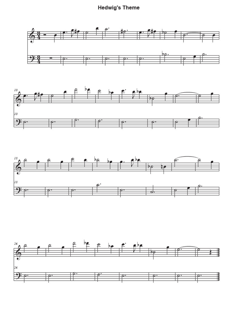 Hedwig's Theme | PDF