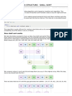 Shell Sort Algorithm