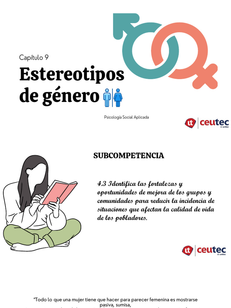 Estereotipos de Género: Dimensiones y Efectos | PDF | Ciencias sociales ...