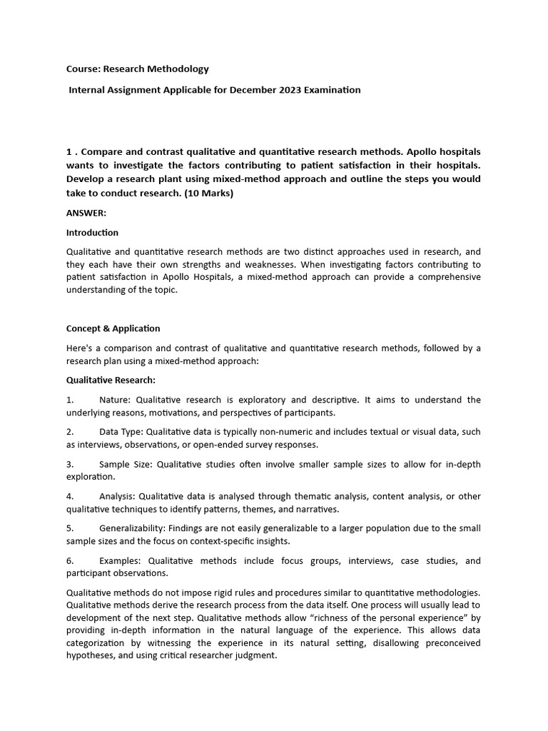 Research Methology FGDFGDGDGFDGD | PDF | Survey Methodology ...