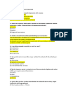 Segundo Examen Parcial de Fisiología