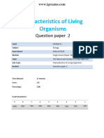 1.2 Characteristics - of - Living - Organisms 2b Igcse - 9 1 - Edexcel Biology