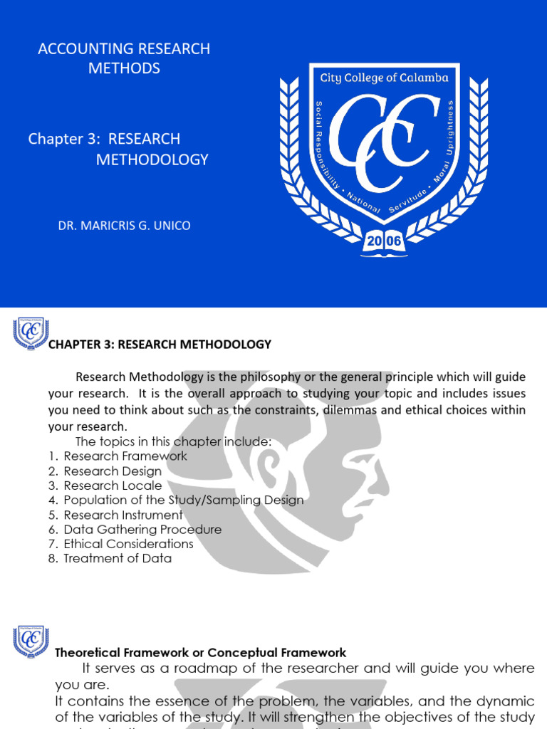 2 ARMLesson5 ResearchMethodologyPart1 fromMaamUnico | PDF | Methodology ...