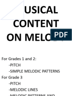 Musical Concept On Melody