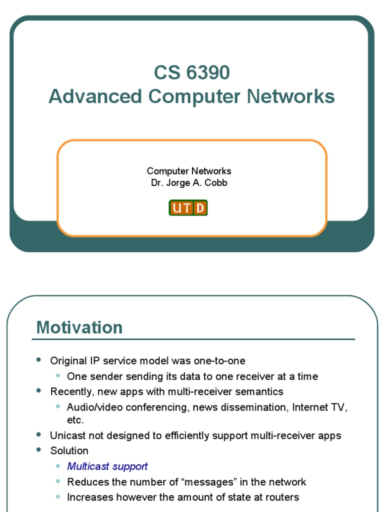 Understanding IP Multicast Networks | PDF | Multicast | Ip Address