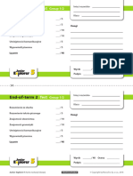 Karta ewaluacji bieżącej End-of-term 2 Test