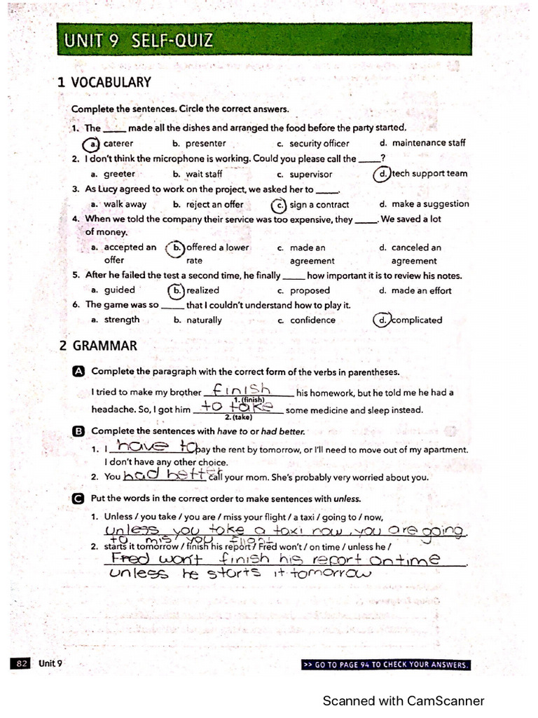 Workbook Unit9 10 Pdf