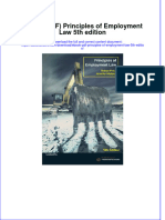 Full Download Ebook PDF Principles of Employment Law 5th Edition PDF