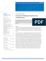 Rating Methodology - Investment Holding Companies and Conglomerates