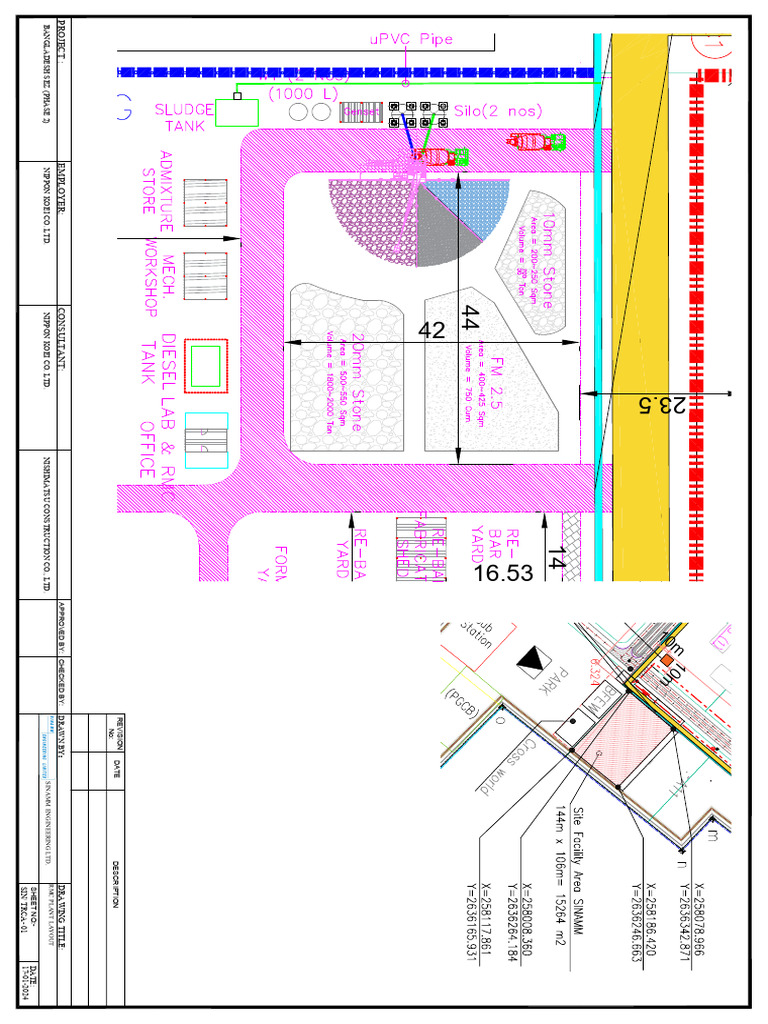RMC Plant Layout Diagram | PDF
