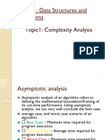 Topic 1 - Time Complexity Analysis