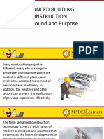 Lesson 1. Advanced Building Construction - Background & Purpose 10.26.21