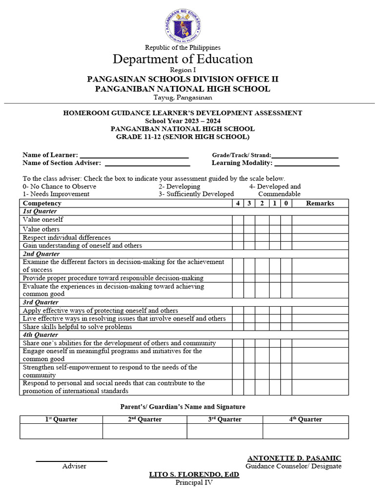 LDA SHS 1page 2 Sheets Per 1A4 1 | PDF | Learning | Psychology