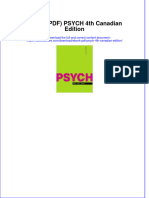 Full Download Ebook PDF Psych 4th Canadian Edition PDF