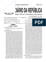 Regulamentacao Da Lei de Cobrancas - Decreto Presidencial 21 21 de 26 De...