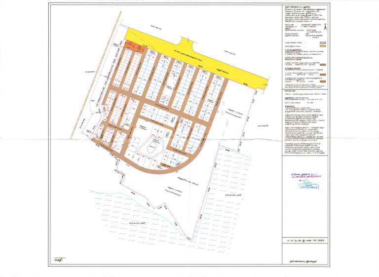DTCP Approved Layout With Pulipakkam Panchayat Approval | PDF