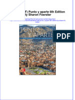 Ebook PDF Punto y Aparte 6th Edition by Sharon Foerster