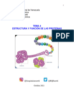 Tema 4. Estructura y Función de Las Proteínas