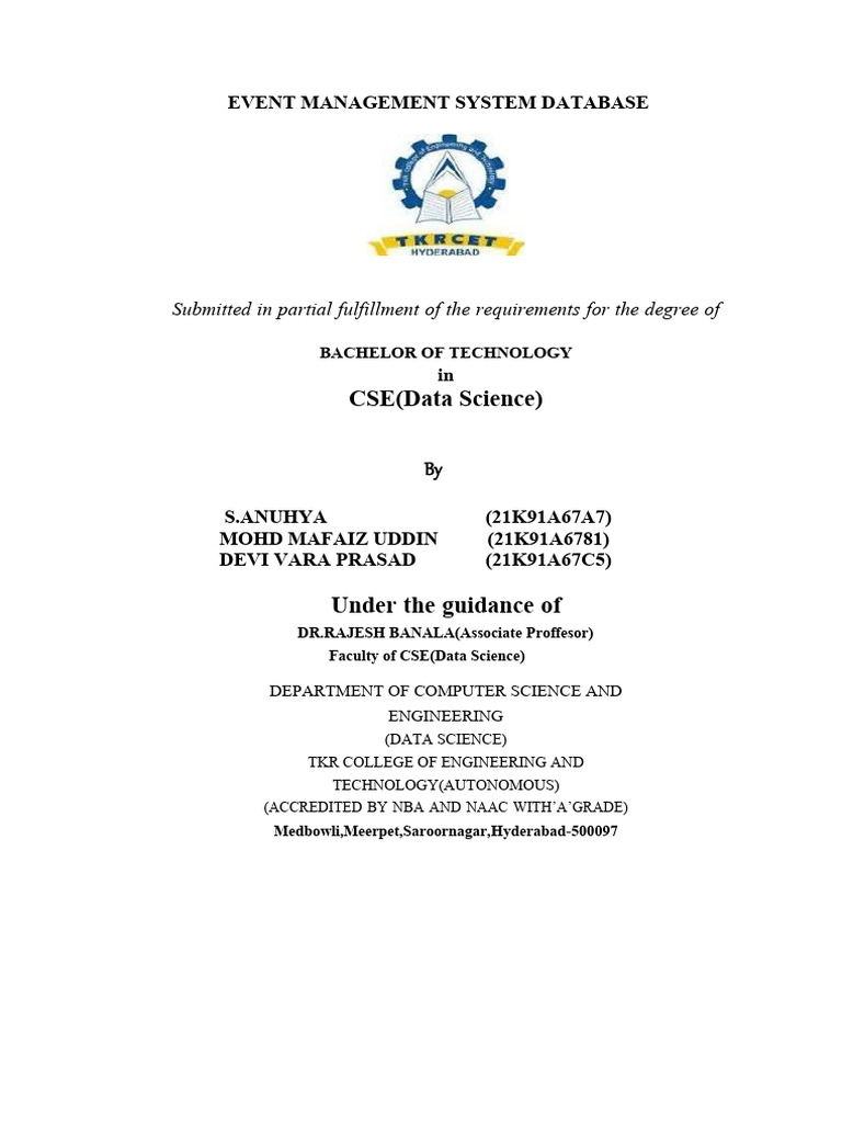 Event Management System Report 1706470306069 Pdf Websites Dynamic