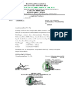 Undangan Pelantikan Fisip Untuk Komisariat Politeknik