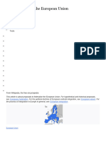 Federalisation of The European Union