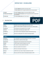 IELTS Writing Vocabularies - Task 1