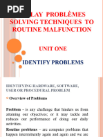 Applay Problèmes Solving Unit One