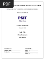 Lab File BCS351