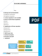 E Module Maths Ch Algebric Expression(Oda Classes)