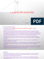 Cash Flow Analysis