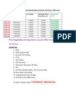 Sai Priya Avenue Price List
