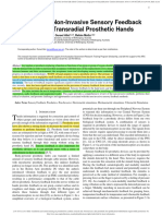 A Review of Non-Invasive Sensory Feedback