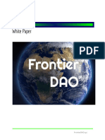 FrontierDAO White Paper January 2022 - Co-Founder Updates