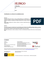 Contribuciones A La Critica de La Socialdemocracia