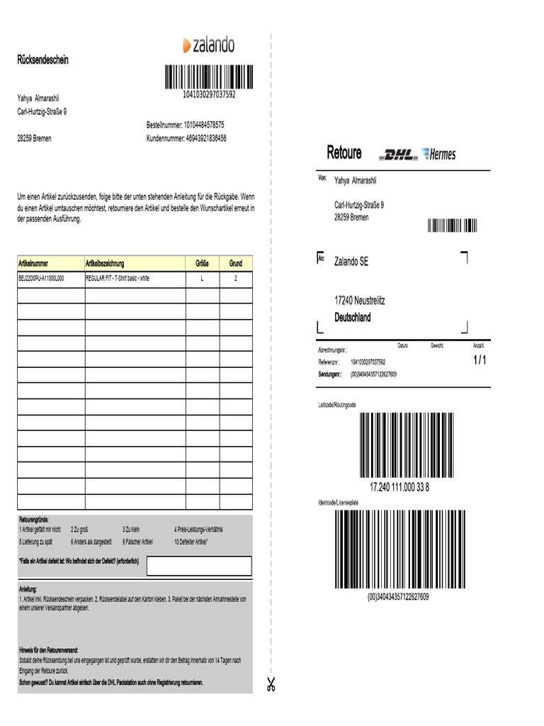 Shipping Label | PDF