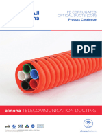 Almona Pe Corrugated Optical Ducts Systems Product Catalogue