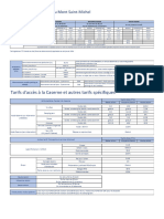 Grille Tarifaire Parkings 2024