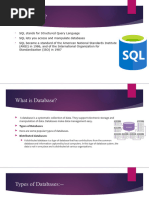 SQL-1 (Scratch To Advance)