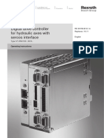 Digital Drive Controller For Hydraulics Axes With Sercos Interface - Re30159-B - 2014-12