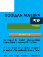 Boolean Algebra