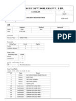 Main Hoist Maintenance Beam Report