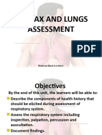 Lungs and Thorax Assessment - PPTX RAHEEM KHAN