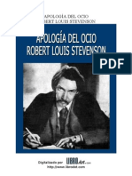 Stevenson Robert Louis - Apologia Del Ocio
